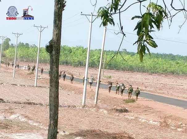 KNU ကျိုက်ထိုမြို့နယ်ထဲ စစ်ကောင်စီတပ် စစ်ကြောင်းထိုး၊ ကျေးရွာ ၄ ရွာက ဒေသခံများ ထွက်ပြေး