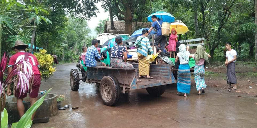 ကျိုက်ထိုတွင် စစ်တပ်လက်နက်ကြီးကြောင့် ကျေးရွာဒေသခံ ၄,၀၀၀ နီးပါး ထွက်ပြေးနေရ