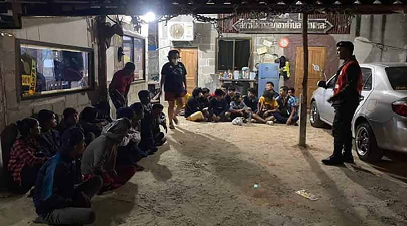 ထိုင်းနိုင်ငံတွင် တရားမဝင် မြန်မာလုပ်သား ၂၀ ကျော် ဖမ်းဆီးခံရ