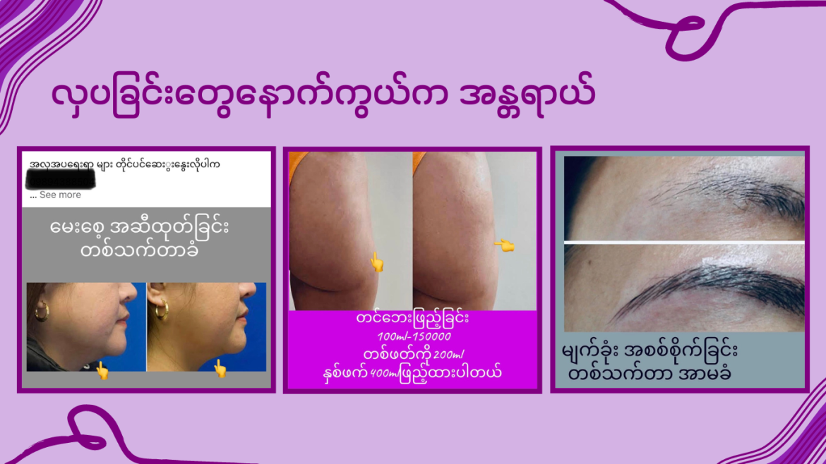 လှပခြင်းတွေနောက်ကွယ်က အန္တရာယ်