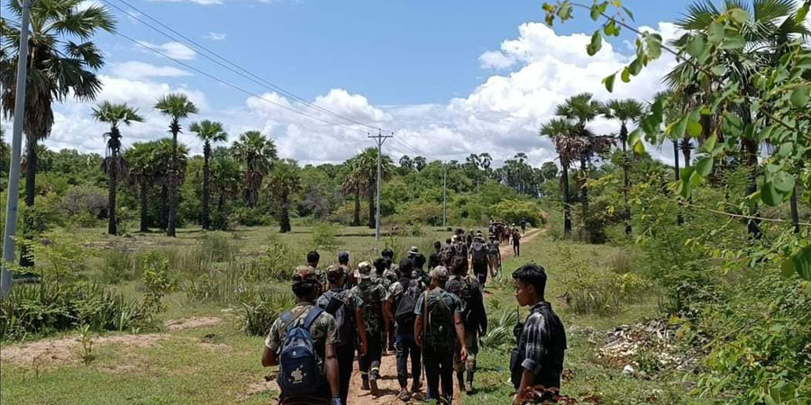 ရေစကြိုနှင့် မြိုင်မြို့နယ်တို့တွင် စစ်ကောင်စီတပ် မိုင်းဆွဲတိုက်ခိုက်ခံရ