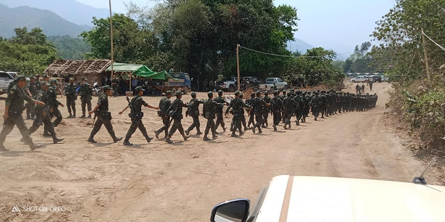 ကေအန်ယူ တပ်မဟာ ၇ နယ်မြေတွင် တိုက်ပွဲဖြစ်ပြီး BGF စခန်းကုန်း ၂ ခု စီးနင်းခံရ၊ စစ်ကောင်စီက လေကြောင်းမှတိုက်ခိုက်