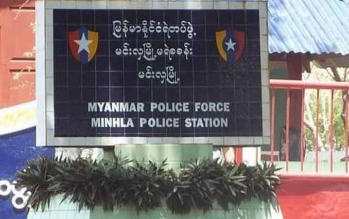 အထက်မင်းလှတွင် NLD ပါတီ မြို့နယ်အမှုဆောင် ၁ ဦး အပါအဝင် ၅ ဦးကို စစ်တပ်က ဖမ်းဆီး