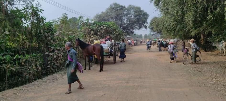 စစ်တပ်လက်နက်ကြီးကြောင့် တန့်ဆည်ပြည်သူနှစ်ဦး ဒဏ်ရာရ၊ ပုလဲမြို့နယ်တွင် တိုက်ပွဲဖြစ်ပွား
