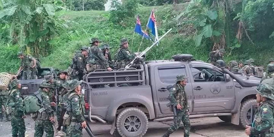မြဝတီမြို့နယ်တွင် တိုက်ပွဲများ ဆက်လက်ဖြစ်ပွားနေ