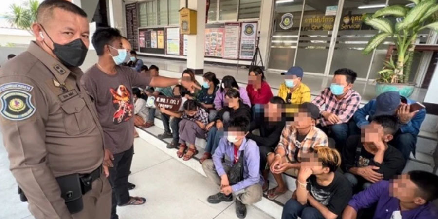 အယုဒ္ဓယတွင် တရားမဝင် ဝင်ရောက်လာသည့် မြန်မာအလုပ်သမား ၂၃ ဦး ဖမ်းဆီးခံရ