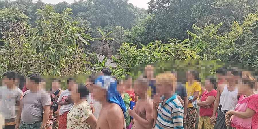 ကျွန်းစုမြို့နယ် ရေကန်တောင်ကျေးရွာတွင် လျှပ်စစ်မီးလင်းရေး ဒေသခံများ ဆန္ဒပြ