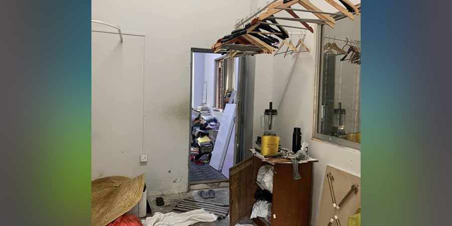 ရန်ကုန်က အထည်ဆိုင်အချို့   ဖောက်ထွင်းခံရ