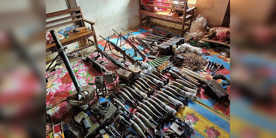 ဖယ်ခုံနှင့် တန့်ဆည်တွင် စစ်ကောင်စီတပ်ထံက လက်နက်ခဲယမ်းများ သိမ်းဆည်းရမိ
