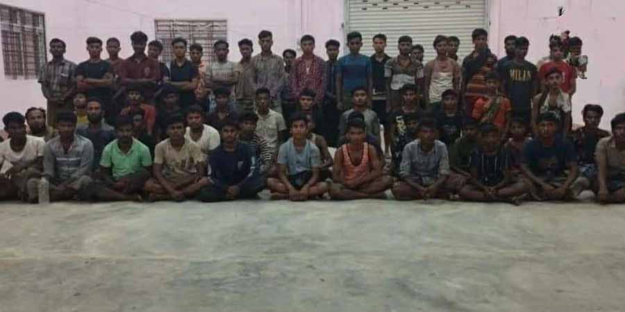 ငရုတ်ကောင်းမြို့ ပင်လယ်ပြင်မှာဖမ်းမိသည့်  ရိုဟင်ဂျာအယောက် ၇၀ ကို ထောင်ဒဏ်  ၂ နှစ်စီ အမိန့်ချခံရ