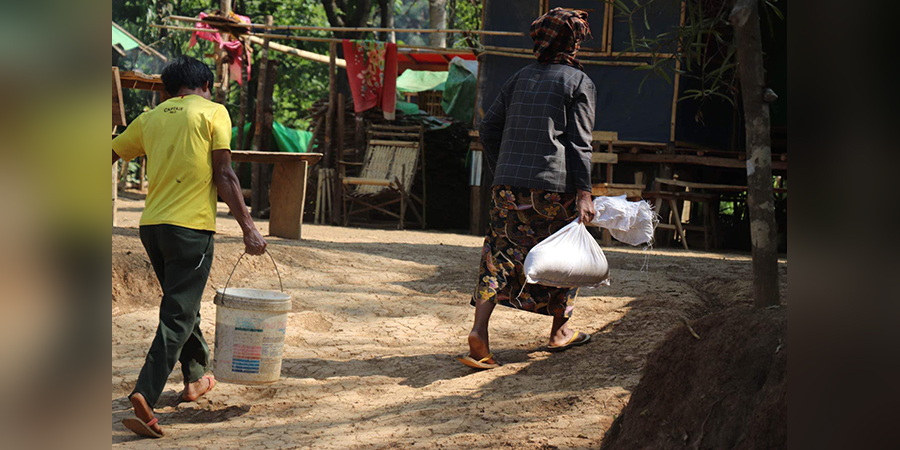 ကရင်နီစစ်ရှောင်များ စားနပ်ရိက္ခာလိုအပ်၊ ဆန် ၁ အိတ်ကျပ် ၆၅၀၀၀ နှုန်းဖြင့် လှူဒါန်းနိုင်