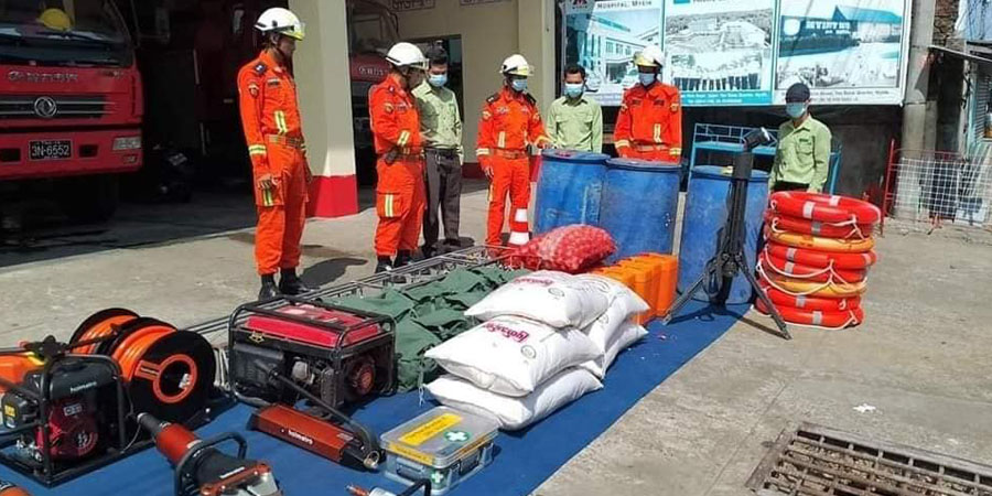 မြိတ်မြို့တွင် မုန်တိုင်းအန္တရာယ်အတွက် ကြိုတင်ပြင်ဆင်