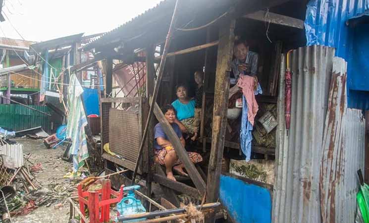 ရခိုင်ပြည်နယ်က မုန်တိုင်းသင့် မိသားစုများကို ယူနီဆက်ဖ်က အကူအညီပေးမည်