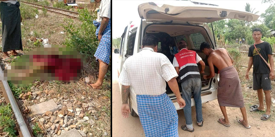 နေပြည်တော်တွင် ကုန်ရထားတိုက်ခံရပြီး ဘုန်းကြီး ၁ ပါး ပျံလွန်တော်မူ