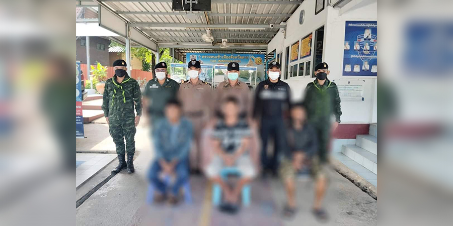 မဲဆောက်တွင် ရက်လွန်နေထိုင်သည့် မြန်မာနိုင်ငံသား ၃ ဦး ဖမ်းဆီးခံရ