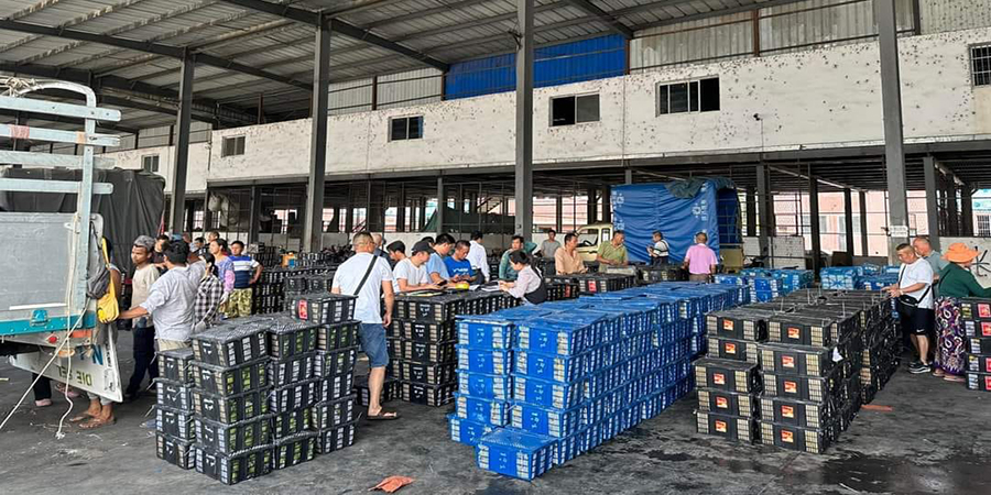 တရုတ်ဘက်ပို့မည့် သရက်သီးများ စုပြုံနေသဖြင့် တင်ပို့မှု ခေတ္တရပ်နားထားရန် သတိပေး