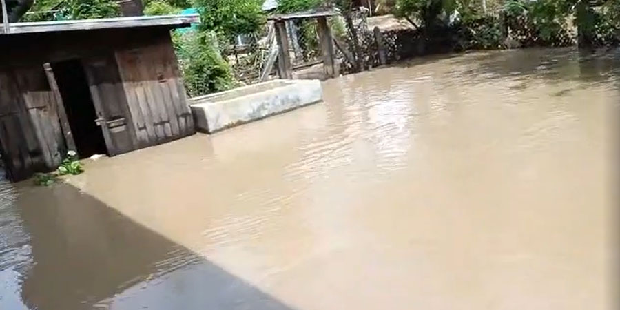 ထီးလင်းတွင် လေ‌ကြမ်းတိုက်ခတ်ပြီး လူ ၁ ဦးသေဆုံး၊ နေအိမ်များ ပျက်စီး