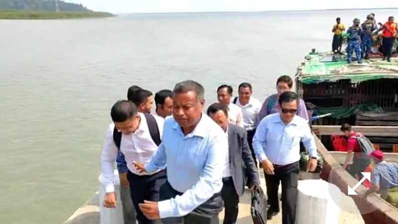 ရိုဟင်ဂျာနေရပ်ပြန်ရေး စစ်ကောင်စီဝန်ကြီး ဘင်္ဂလားဒေ့ရှ်သို့ ထပ်မံသွားရောက် 