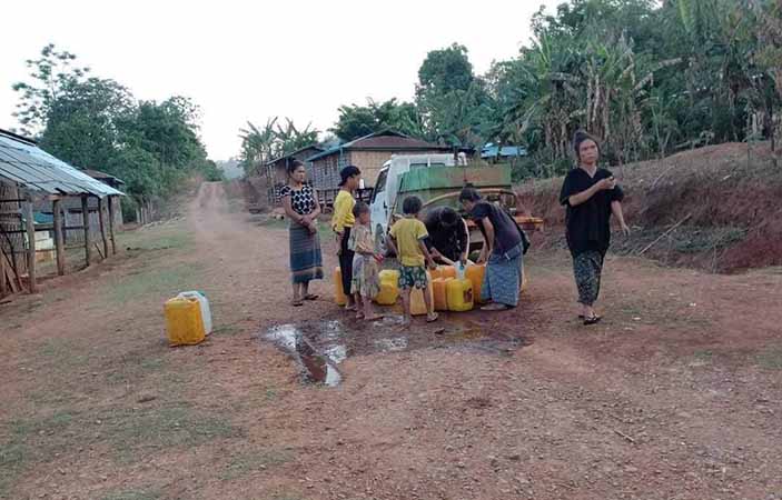 ဆီဆိုင်မြို့နယ်ရှိ ကျေးရွာအများစု ရေရှားပြဿနာ ကြုံနေ