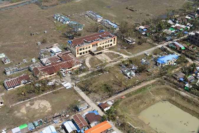 မုန်တိုင်းသင့် ရခိုင်ပြည်သူများအတွက် မွန်ပြည်သစ်ပါတီက ကျပ်သိန်း ၅၀၀ လှူဒါန်း