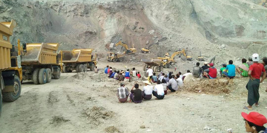 ဖားကန့်တွင် ရေမဆေး‌ကျောက်ရှာဖွေသူ အယောက် ၅၀ ထက်မနည်းကို စစ်တပ် ဖမ်းဆီး