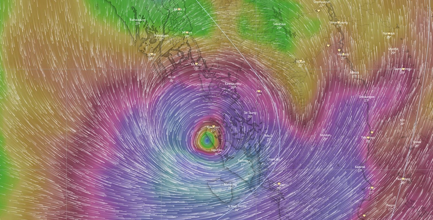 “ရခိုင်ကမ်းရိုးတန်း မြောက်ပိုင်းဒေသတခုလုံး ကြိုတင်ပြင်ဆင်ထားသင့်တယ်”- မိုးလေဝသသုတေသီ ဦးဝင်းနိုင်နှင့် မေးမြန်းချက် 
