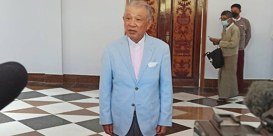 မြန်မာနိုင်ငံဆိုင်ရာ ဂျပန်အထူးသံတမန် ဆာဆာကာဝါ တာဝန်ယူ၊ တာဝန်ခံမှု ကင်းမဲ့နေ