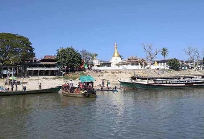 ကျောင်းတက်မည့်ကလေးများအပါအဝင် စစ်ရှောင်မိသားစုများ ကသာမြို့ပေါ်သို့ လာရောက်ခိုလှုံ