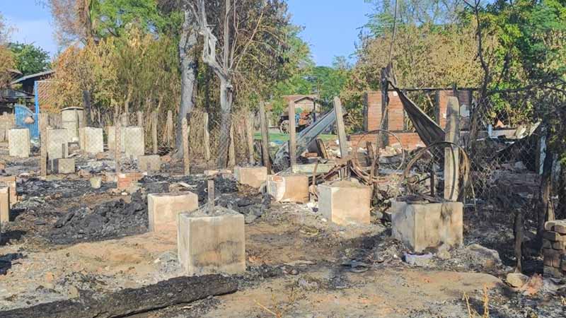 လေကြောင်းပစ်ခတ်မှုကြောင့် ကလေးပြည်သူ ၁ဦးသေဆုံး၊ ဆားလင်းကြီးတွင် စစ်တပ်မိုင်းဆွဲခံရ၊ ကံသစ်ရွာကို စစ်တပ်ကမီးရှို့ပြီး ဝက်လက်ဒေသခံ ၁ ဦးကို ပစ်သတ်