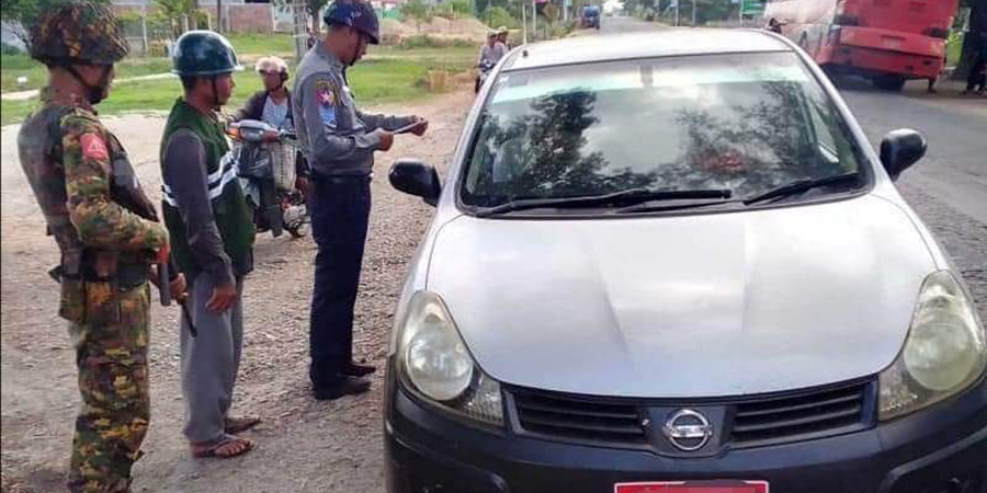 ကာမိုင်းမြို့နယ်တွင် မော်တော်ယာဉ် အစီး ၃၀ ထက်မနည်း စစ်တပ်က ဖမ်းဆီး