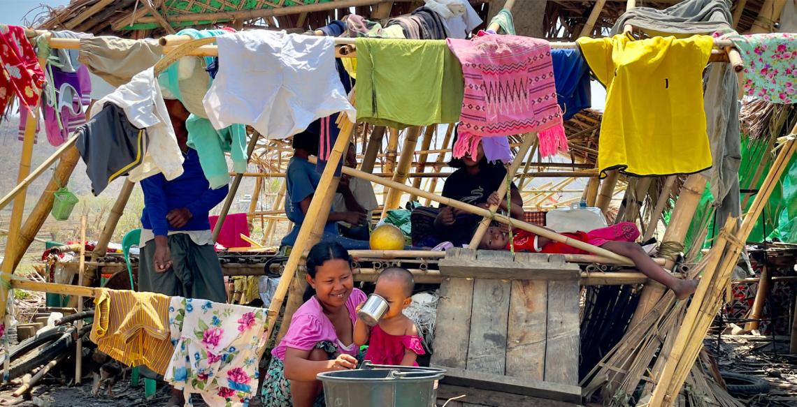 ကလေးများနှင့် မိုခါမုန်တိုင်းသင့်ပြည်သူများကို ကူညီရန် ဒေါ်လာ ၂၁၈ သန်းလိုအပ်