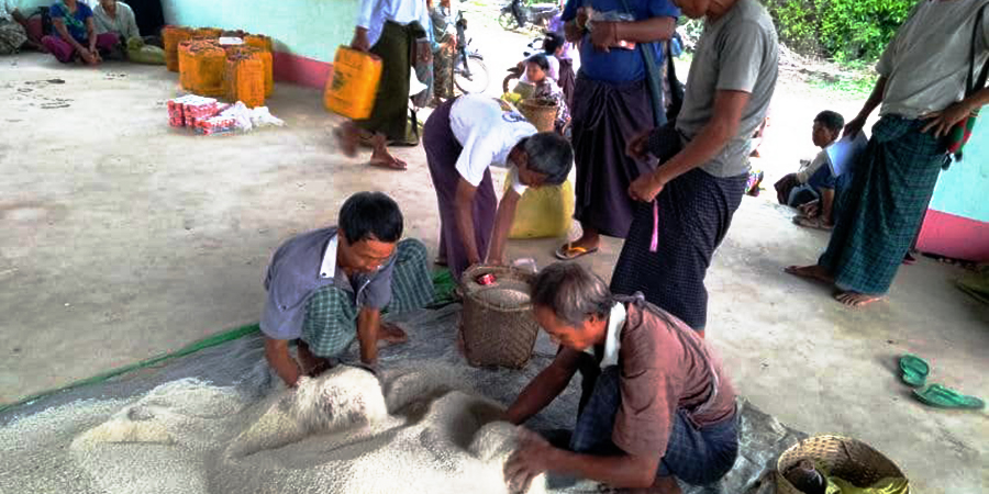 ယောနယ်ရှိ စစ်ဘေးသင့်ပြည်သူများကို Save For Yaw အဖွဲ့က ထောက်ပံ့