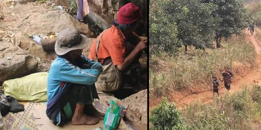 ပင်လောင်း စစ်ရှောင်များ မိုးကာ၊ စားနပ်ရိက္ခာနှင့် ဆေးဝါး အရေးပေါ်လိုအပ်