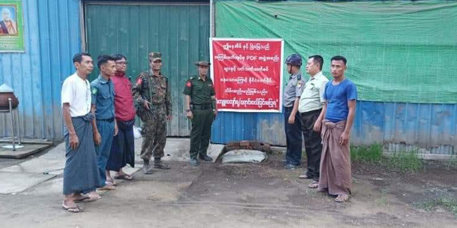 ဘိုကလေးတွင် ဆန်စက်နှင့် နေအိမ် ၁ လုံးကို စစ်ကောင်စီတပ် ချိပ်ပိတ်
