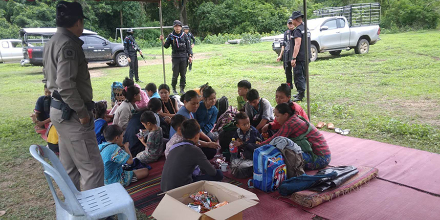 တိုက်ပွဲကြောင့် ထွက်ပြေးလာသည့် ကရင်နီ စစ်ရှောင် ၃,၃၄၂ ဦးကို ထိုင်းက စောင့်ရှောက်ထား
