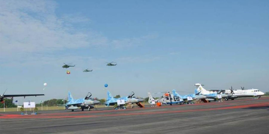 စစ်တပ် လေ့ကျင့်ရေးလေယာဥ် ပျက်ကျပြီး အရာရှိနှင့် သင်တန်းသား သေဆုံး