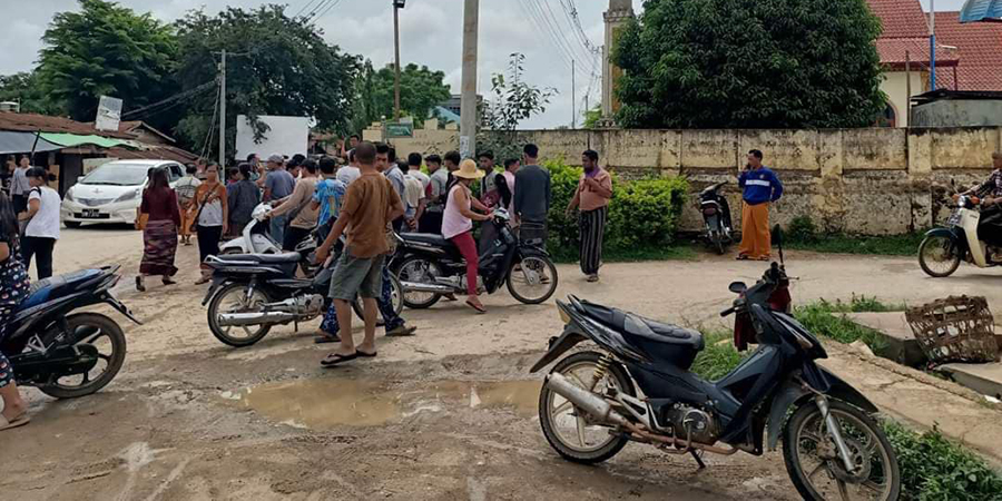 လဲချားမြို့လယ်တွင် အမျိုးသား ၁ ဦး ​ပစ်သတ်ခံရ