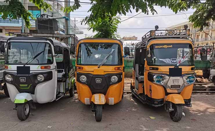 ပဲခူး သုံးဘီးယာဉ်များကို ဆေးရောင်ပြောင်းခိုင်းသဖြင့် ယာဉ်ပိုင်ရှင်များ အခက်ကြုံ
