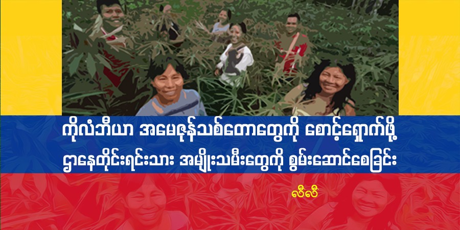 ကိုလံဘီယာ အမေဇုန်သစ်တောတွေကို စောင့်ရှောက်ဖို့ ဌာ‌နေတိုင်းရင်းသား အမျိုးသမီးတွေကို စွမ်းဆောင် စေခြင်း