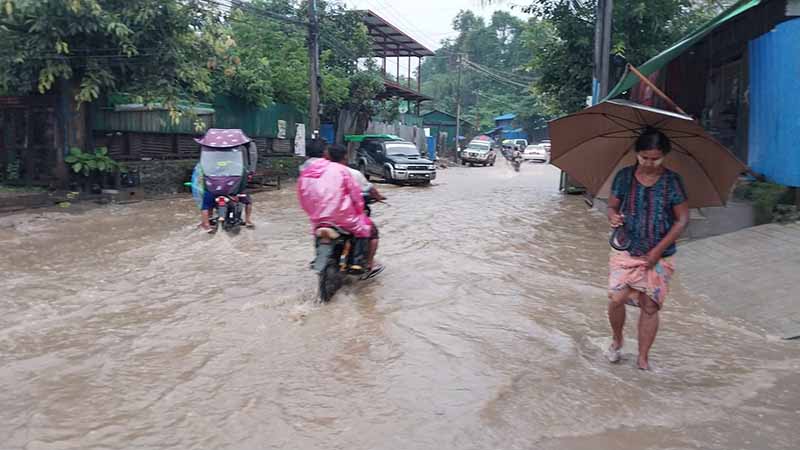 မုတ်သုံလေ အားကောင်းတာကြောင့် လာမည့် ၂ ရက်အတွင်း ရခိုင်နှင့်ကချင်တွင် မိုးများနိုင်