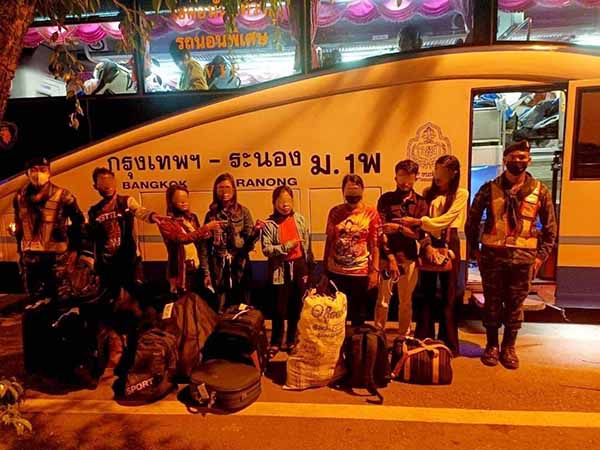 ရနောင်း-ဘန်ကောက်ကားလမ်းတွင် မြန်မာနိုင်ငံသား ၆ ဦး ဖမ်းဆီးခံရ