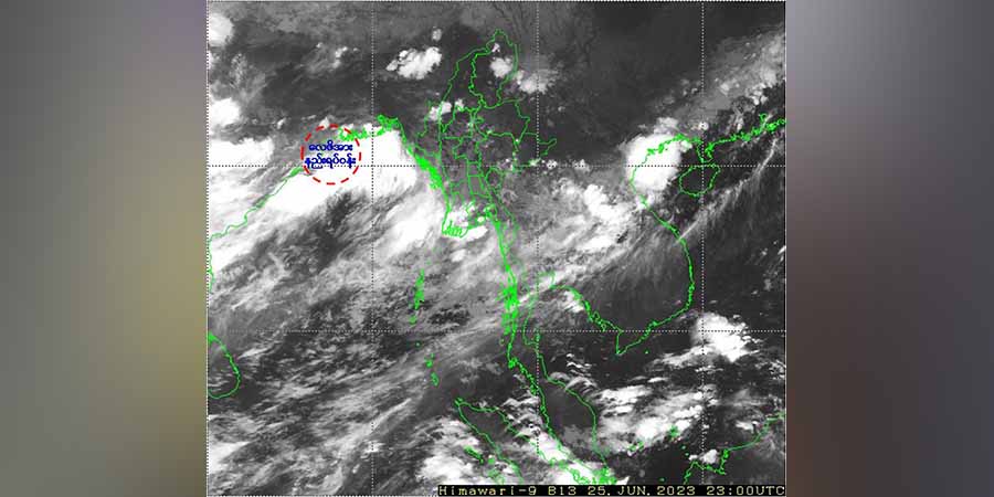 ဘင်္ဂလားပင်လယ်အော်တွင် လေဖိအားနည်းရပ်ဝန်း ဖြစ်ပေါ်နေ 
