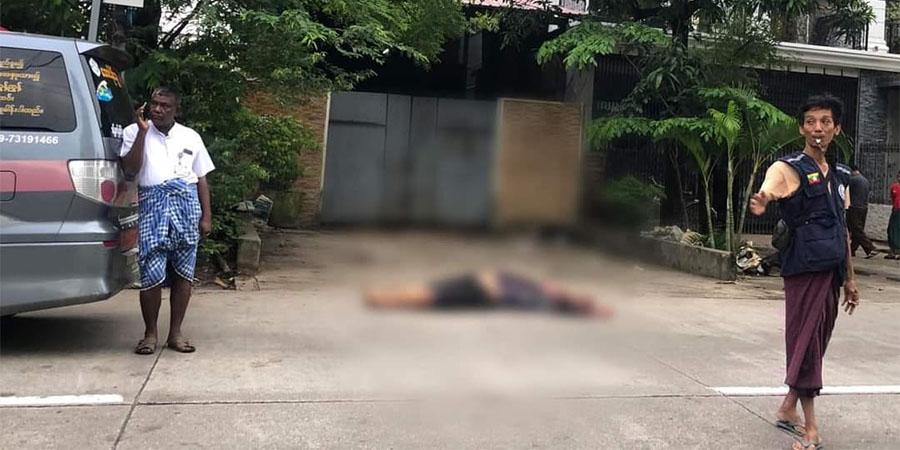 သာကေတတွင် ဒဏ်ရာများနှင့် လဲကျသေဆုံးနေသည့် အမျိုးသား ၁ ဦး တွေ့ရှိ