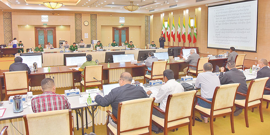 ဖက်ဒရယ်အခြေခံမူများကိစ္စ အပစ်ရပ်  ၅ ဖွဲ့နှင့် စစ်ကောင်စီ ဆွေးနွေး