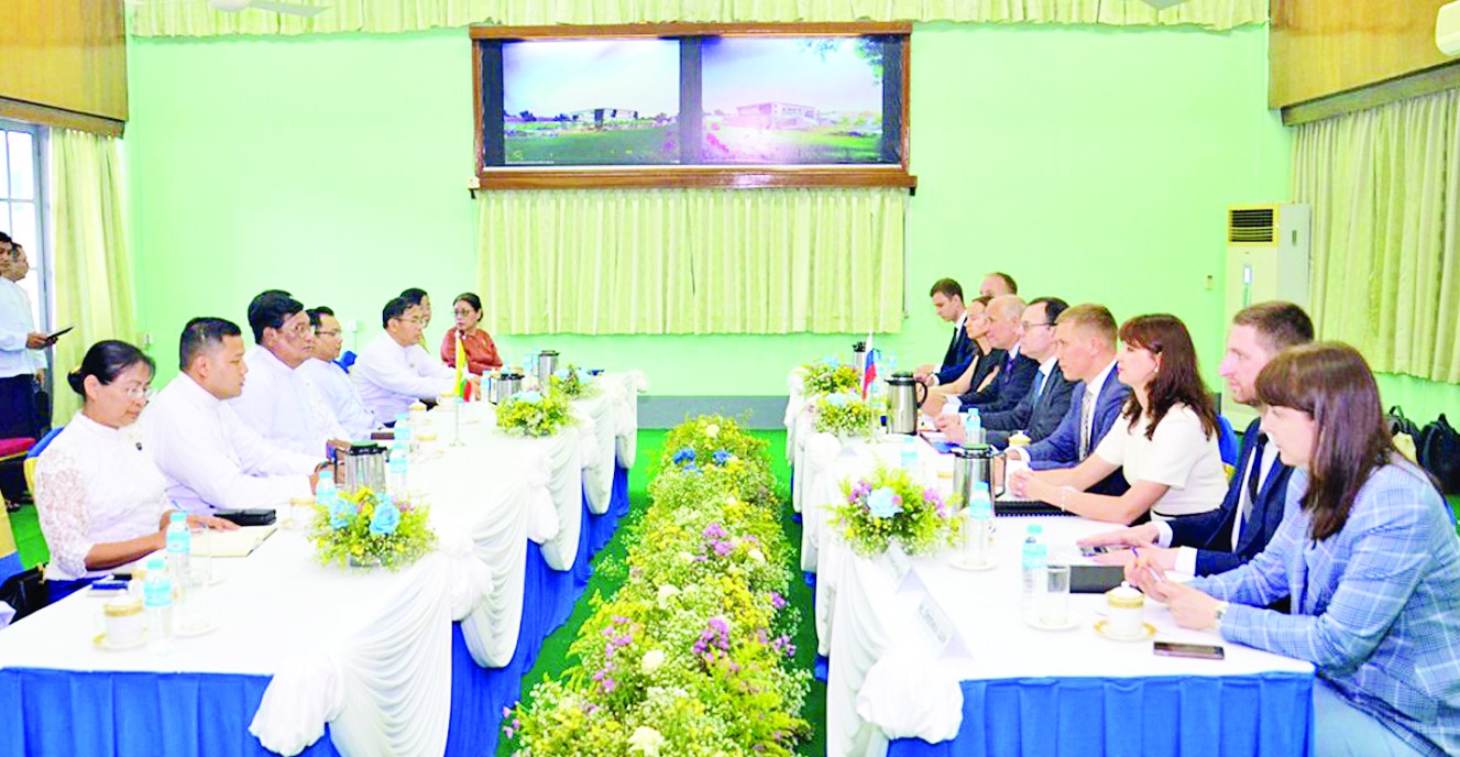 နျူကလီးယားဓာတ်အားပေးစက်ရုံဆောက်ရေးနှင့် ဓာတ်သတ္တုရှာဖွေရေး ရုရှားနှင့် စစ်ကောင်စီ တွေ့ဆုံဆွေးနွေး 