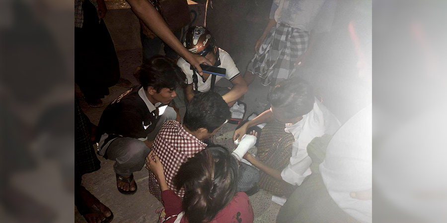 မန္တလေးတွင် လူကိုဓားဖြင့်ခုတ်ပြီး ဆိုင်ကယ်လုယက်