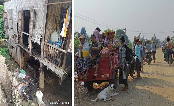 ခင်ဦးဒေသခံ ၆၀၀၀ ကျော်ထွက်ပြေးနေရ၊ လက်နက်ကြီးကြောင့် ကောလင်းပြည်သူ ၄ ဦးသေဆုံး
