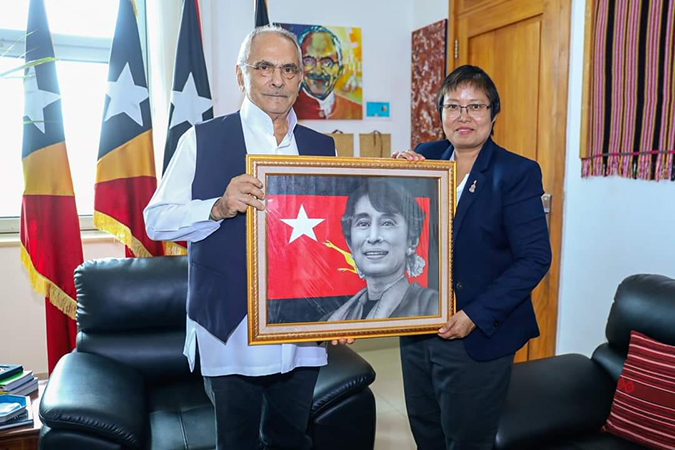 အရှေ့တီမော သမ္မတက NUG ဝန်ကြီးကို တရားဝင်ဖိတ်ခေါ်  သီးသန့်တွေ့ဆုံမှု သံတမန်ရေးအောင်မြင်မှု ဖြစ်ဟု ဆို 