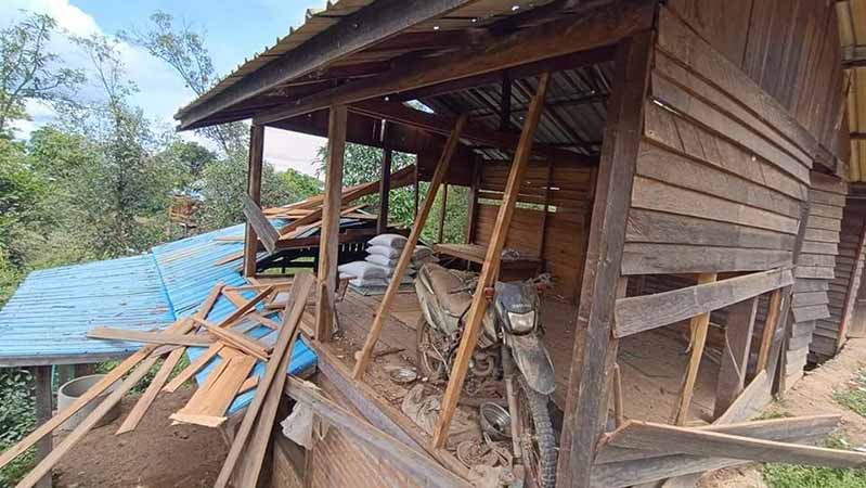 မင်းတပ်မြို့နယ်ကို စစ်ကောင်စီက လေကြောင်းတိုက်ခိုက်၍ အမျိုးသမီး ၃ ဦးသေဆုံး
