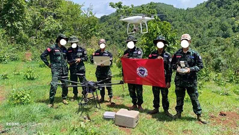 ချိုးဖြူတော်လှန်ရေးတပ်ဖွဲ့က ဒရုန်းတပ်ဖွဲ့ ဖွဲ့စည်း
